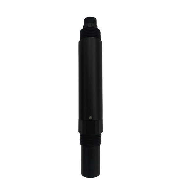 Sensor de conductividad industrial para monitoreo de la calidad del agua.